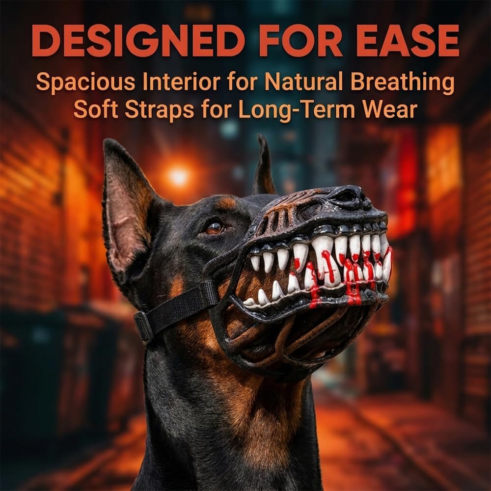 Halloween Hell Hound Monster M - đánh giá và giá Teeth Whitening Mask