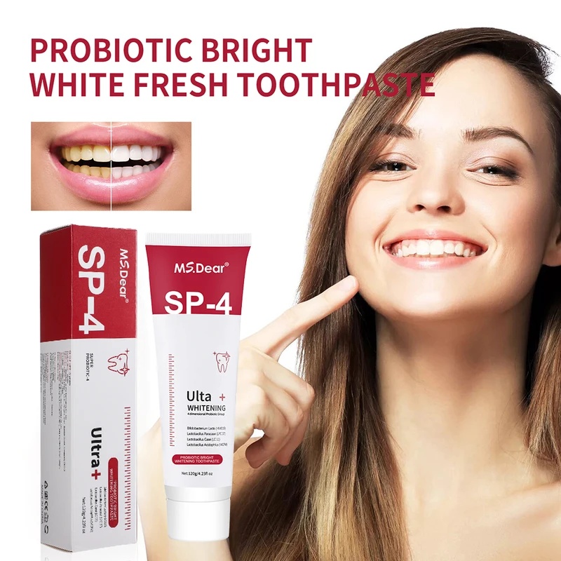 SP-4 Probiotic Whitening Tooth - đánh giá và giá Teeth Whitening Enzymes