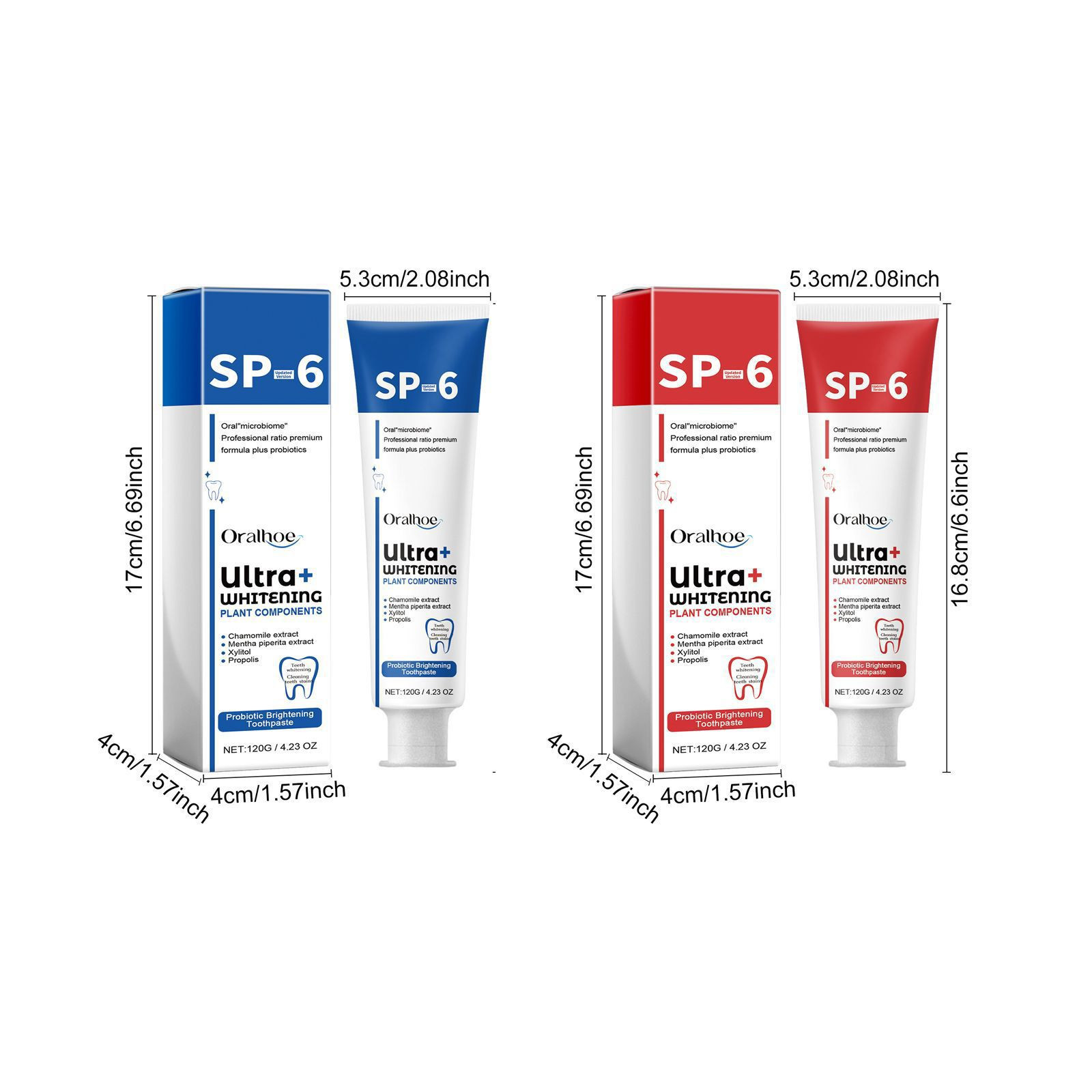 SP-6 Probiotic Whitening Tooth - đánh giá và giá Teeth Whitening Enzymes