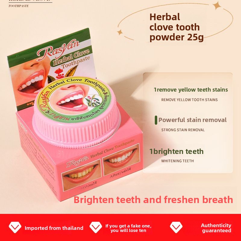 25g Rasyan Thai Clove Coconut  - đánh giá và giá Teeth Whitening In Thailand