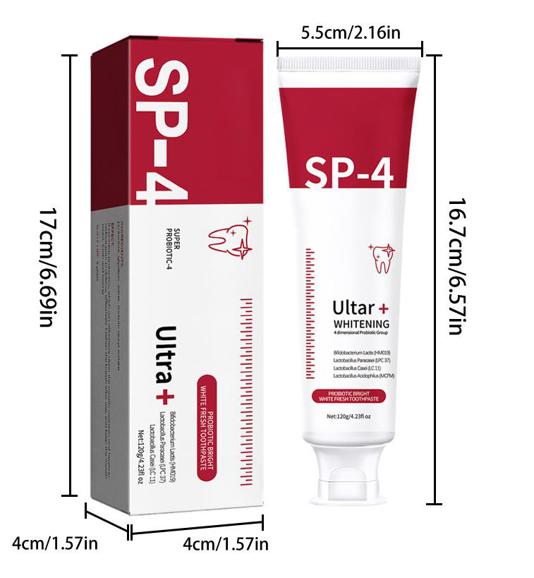 SP-10 and SP-4 Probiotic White - đánh giá và giá Teeth Whitening Enzymes