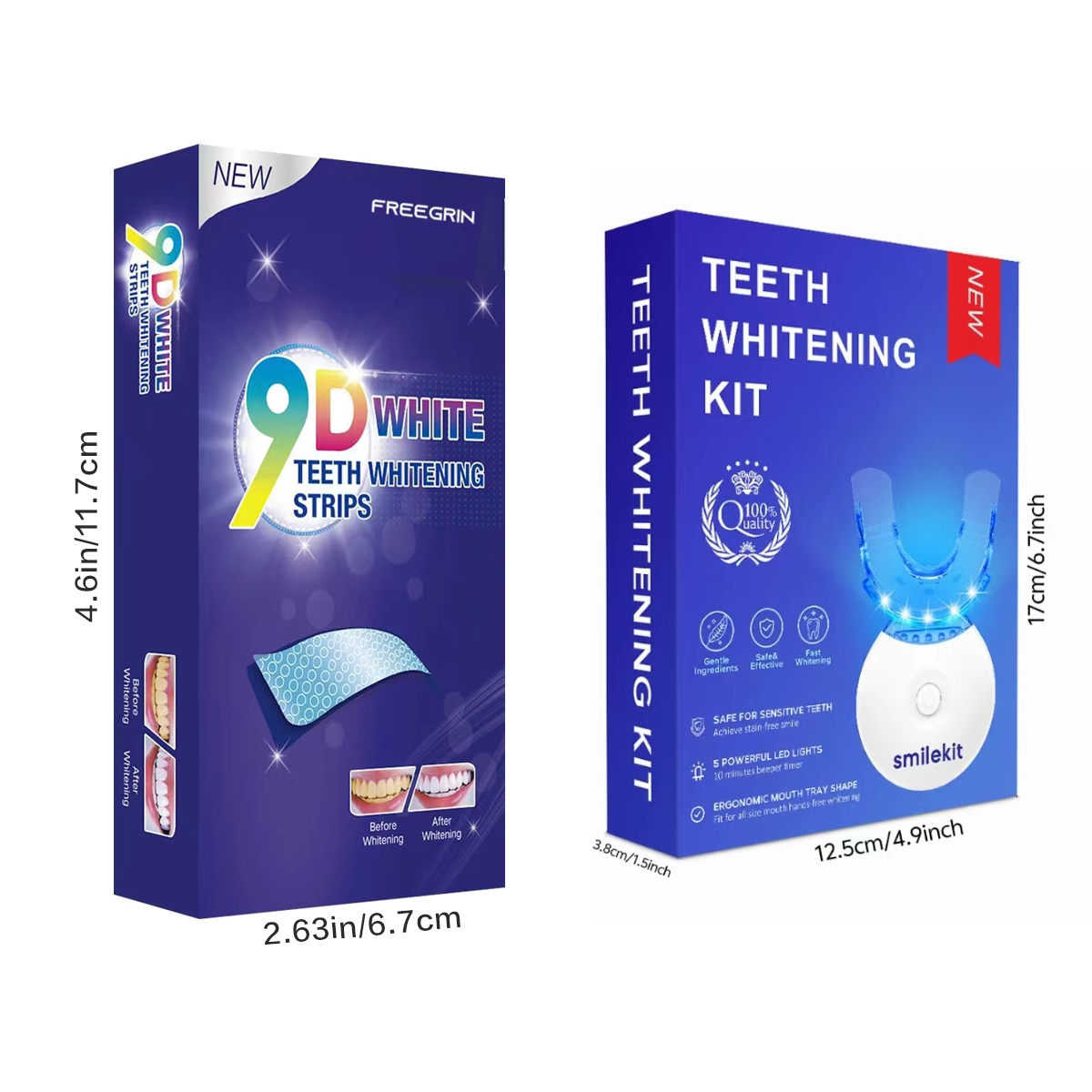 Teeth Whitening Kit - 5X LED L - đánh giá và giá Teeth Whitening Hydrogen Peroxide