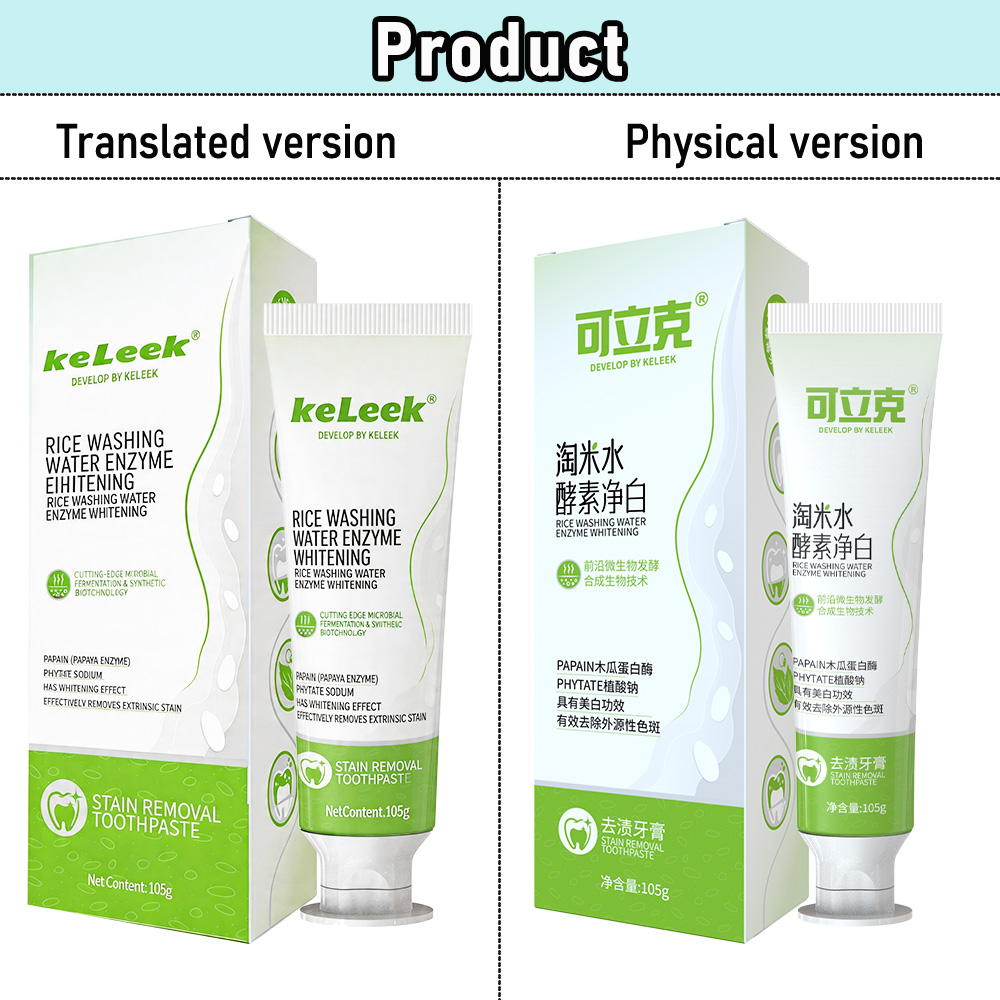 KELEEK Rice Water Enzyme Tooth - đánh giá và giá Teeth Whitening Enzymes