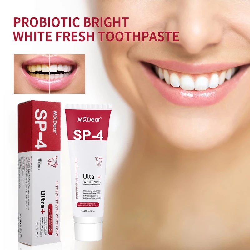 SP-4 Probiotic Whitening Tooth - đánh giá và giá Teeth Whitening Enzymes