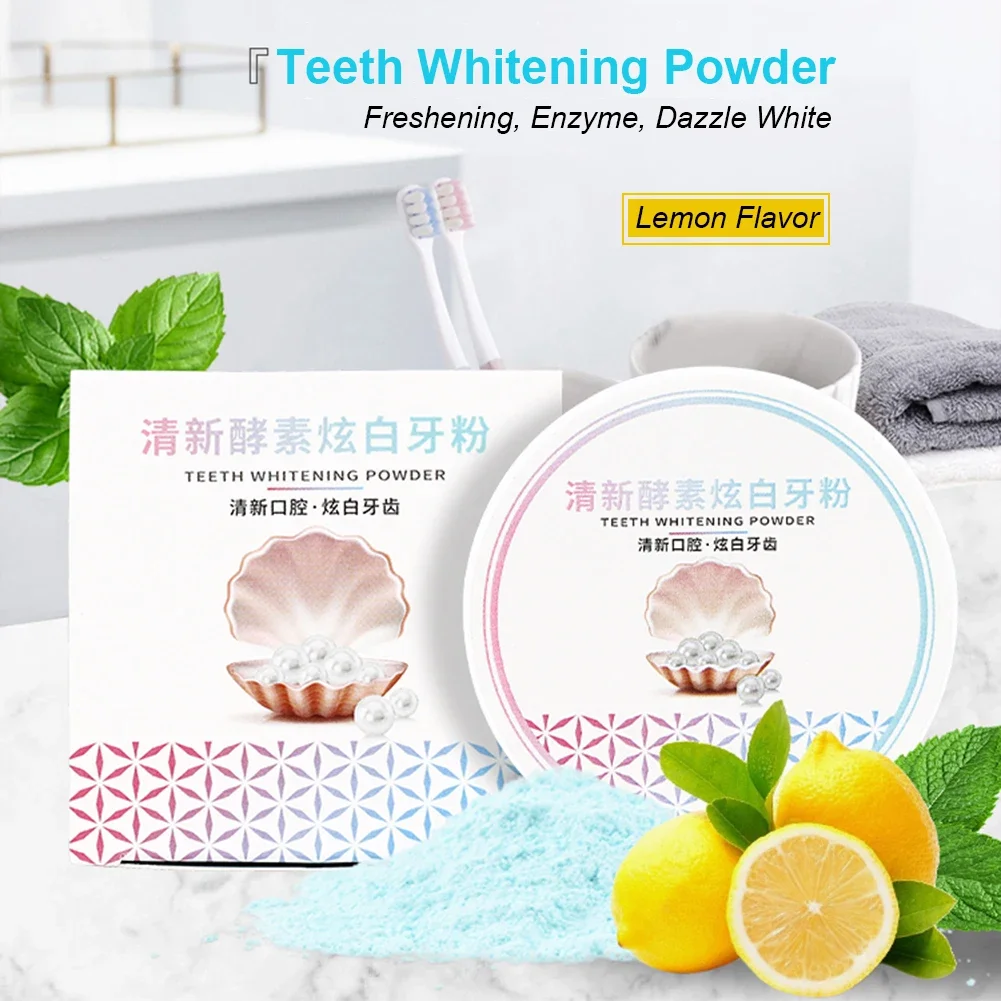 2 Types Teeth Whitening Powder - đánh giá và giá Teeth Whitening Enzymes