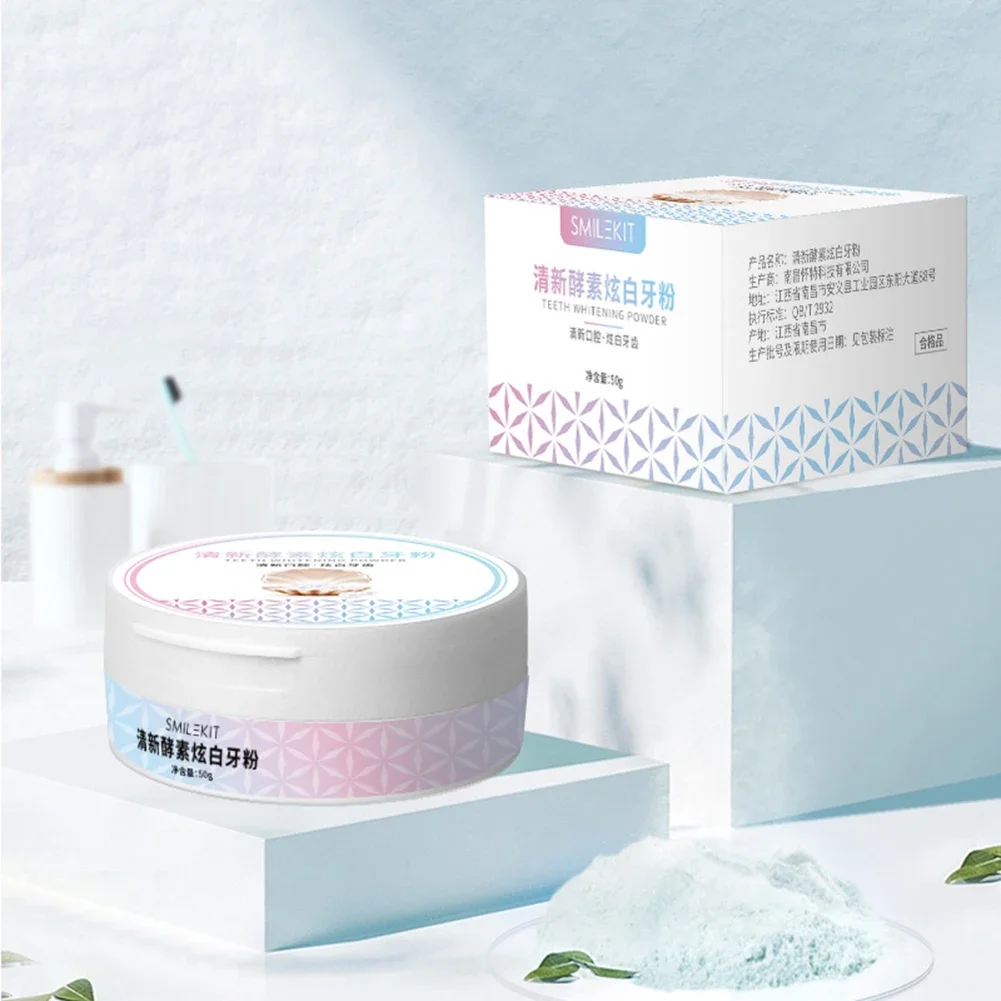 2 Types Teeth Whitening Powder - đánh giá và giá Teeth Whitening Enzymes